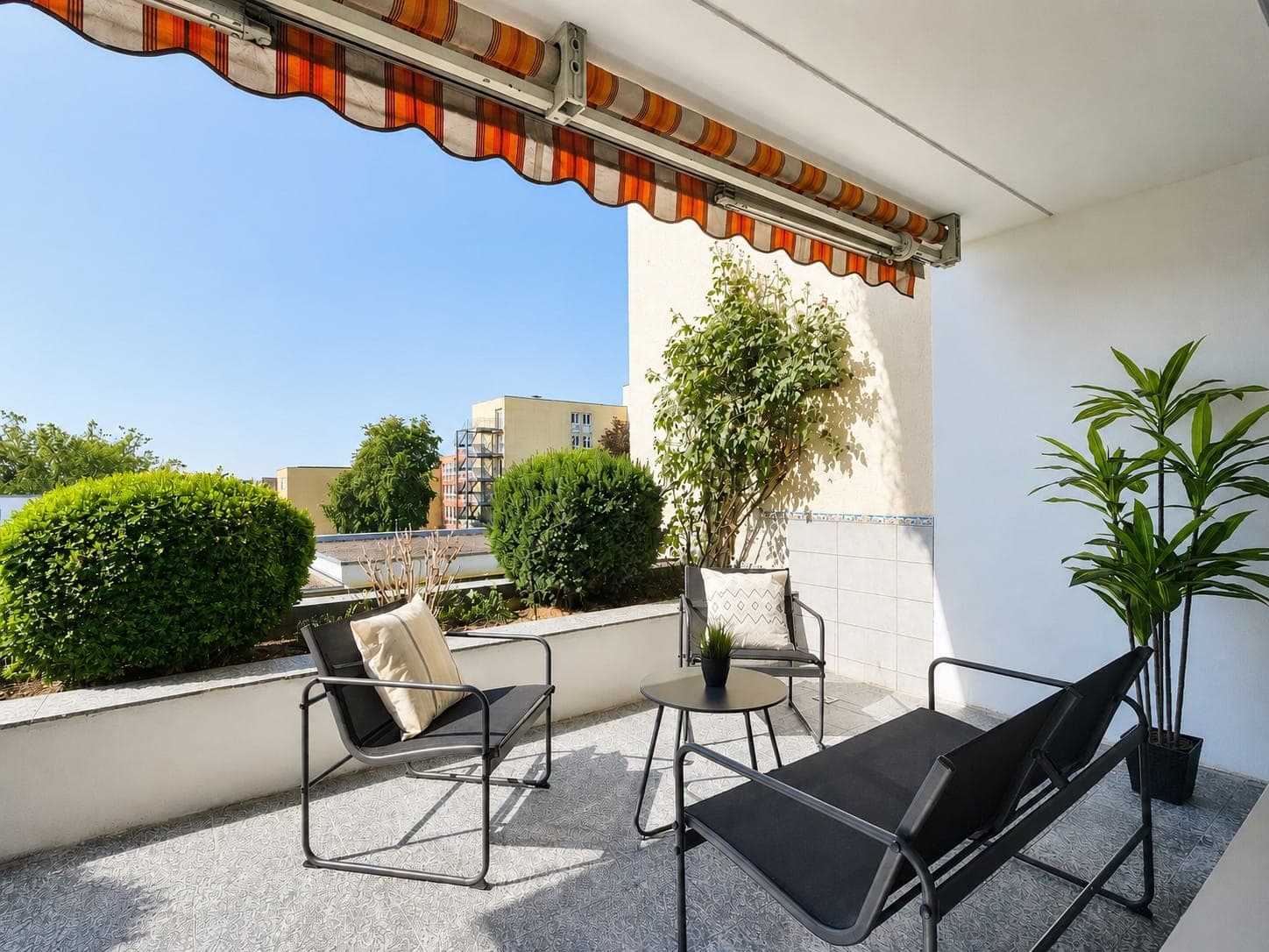 Balkon & Terrasse – Homestaging 3-Zimmer Terrassenwohnung, Amberg