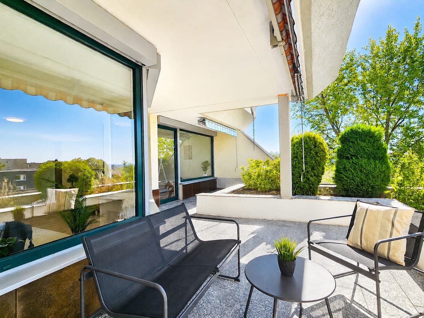 Balkon & Terrasse – Homestaging 3-Zimmer Terrassenwohnung, Amberg