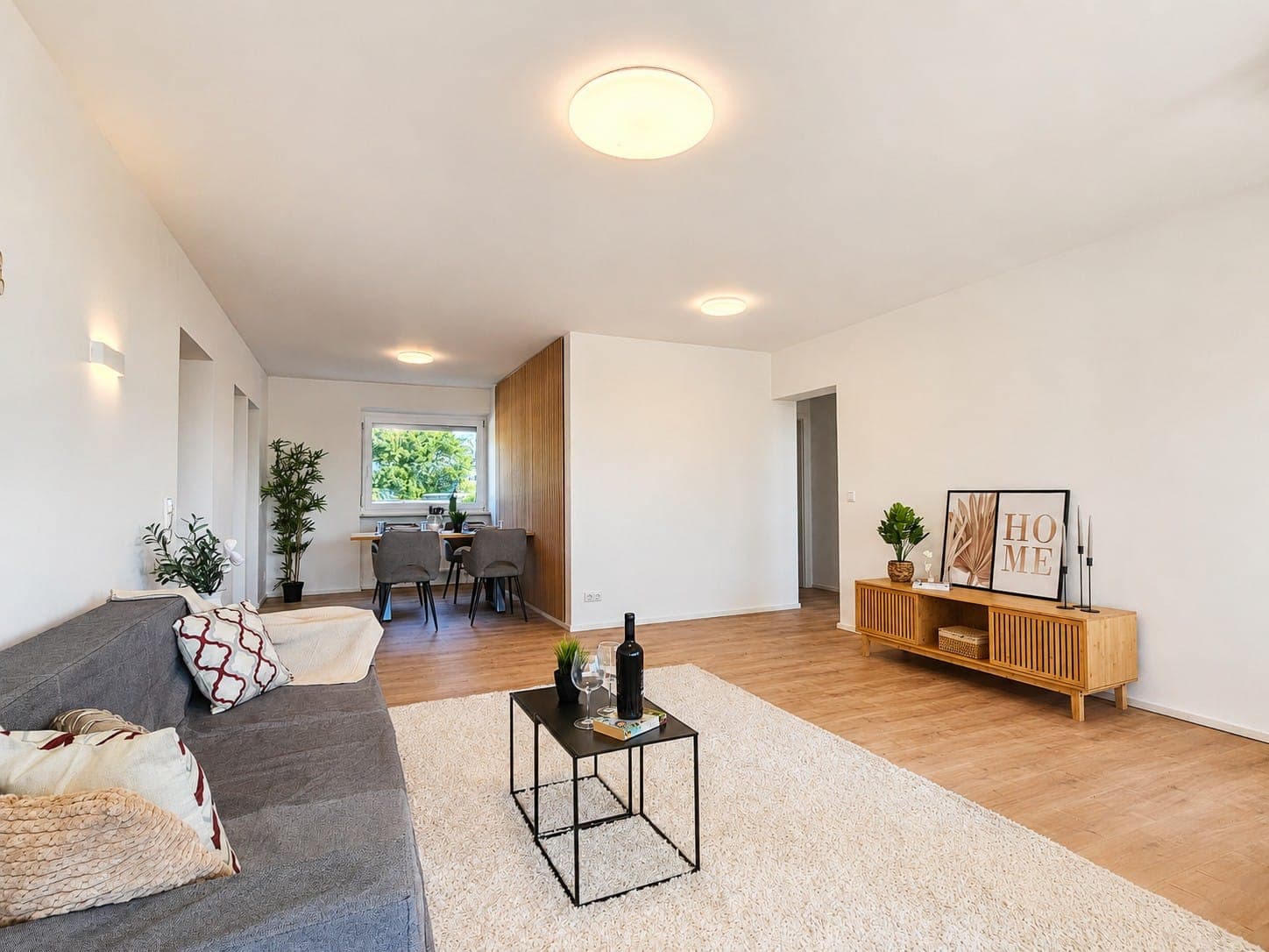 Wohnzimmer – Homestaging 3-Zimmer Terrassenwohnung, Amberg