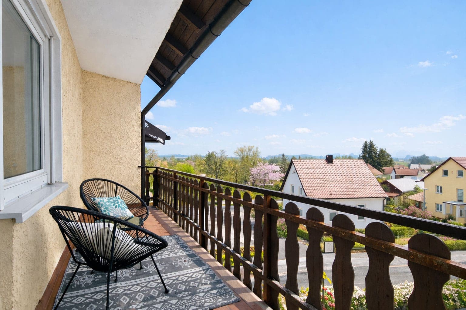 Balkon – Homestaging 3-Zimmer-Wohnung, Amberg