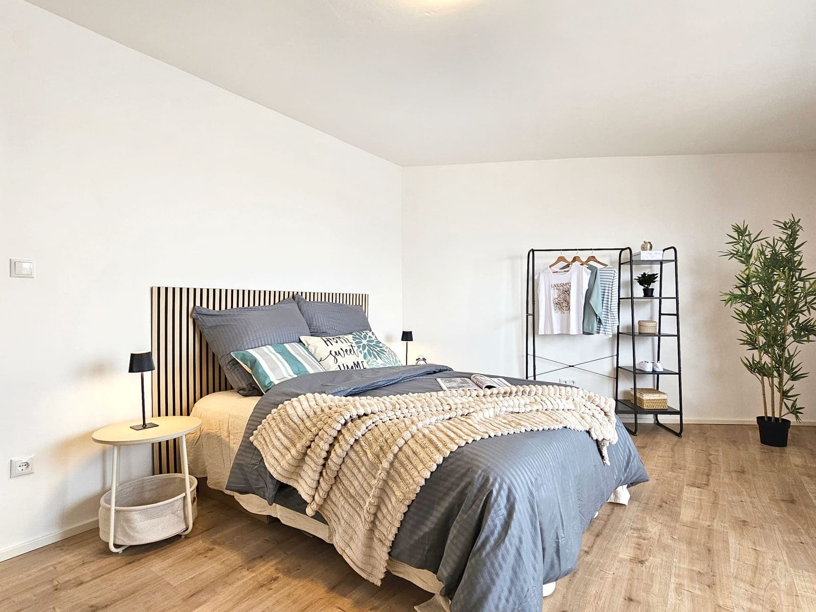 Schlafzimmer – Homestaging 3-Zimmer-Wohnung, Amberg