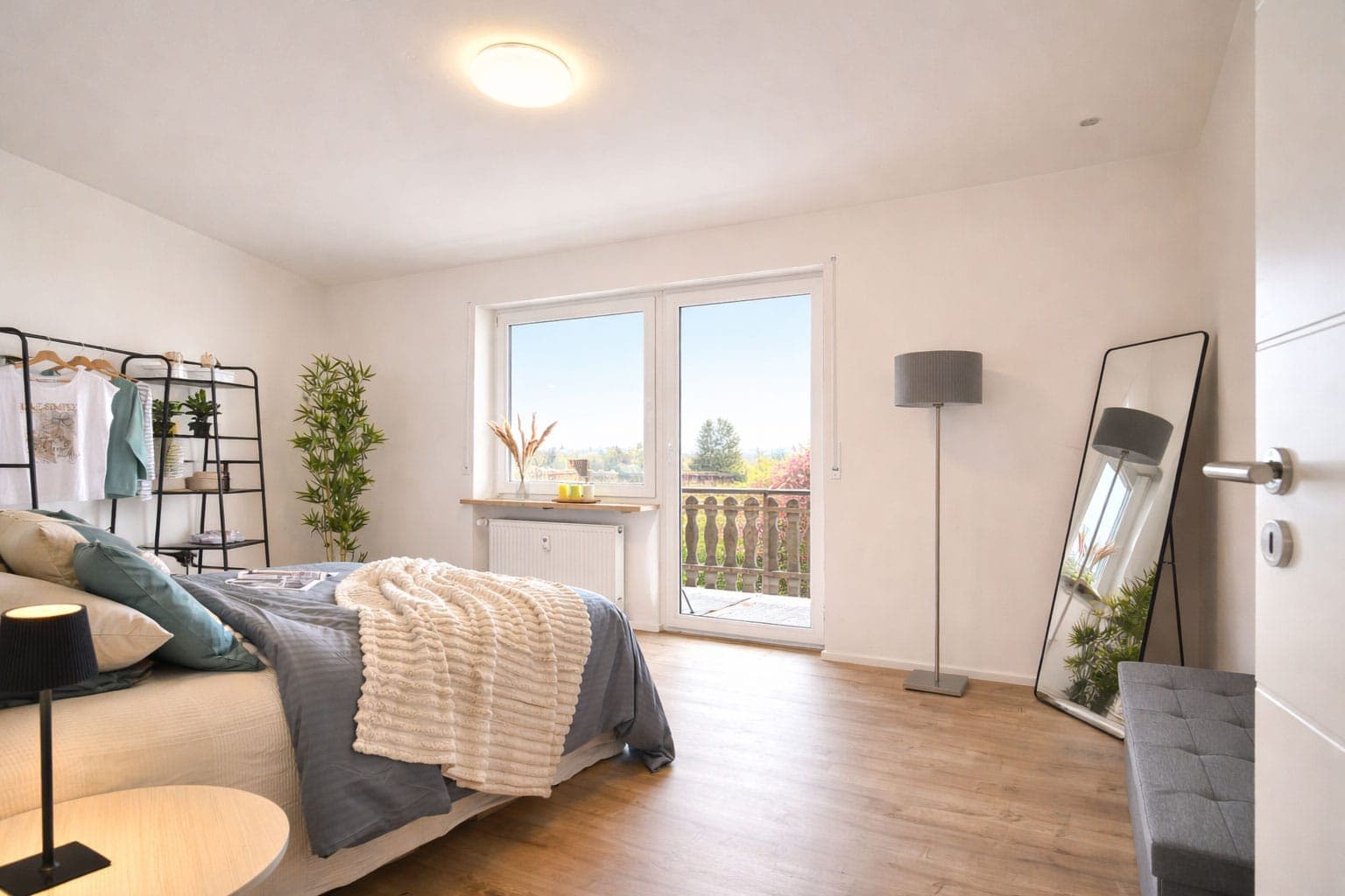 Schlafzimmer – Homestaging 3-Zimmer-Wohnung, Amberg