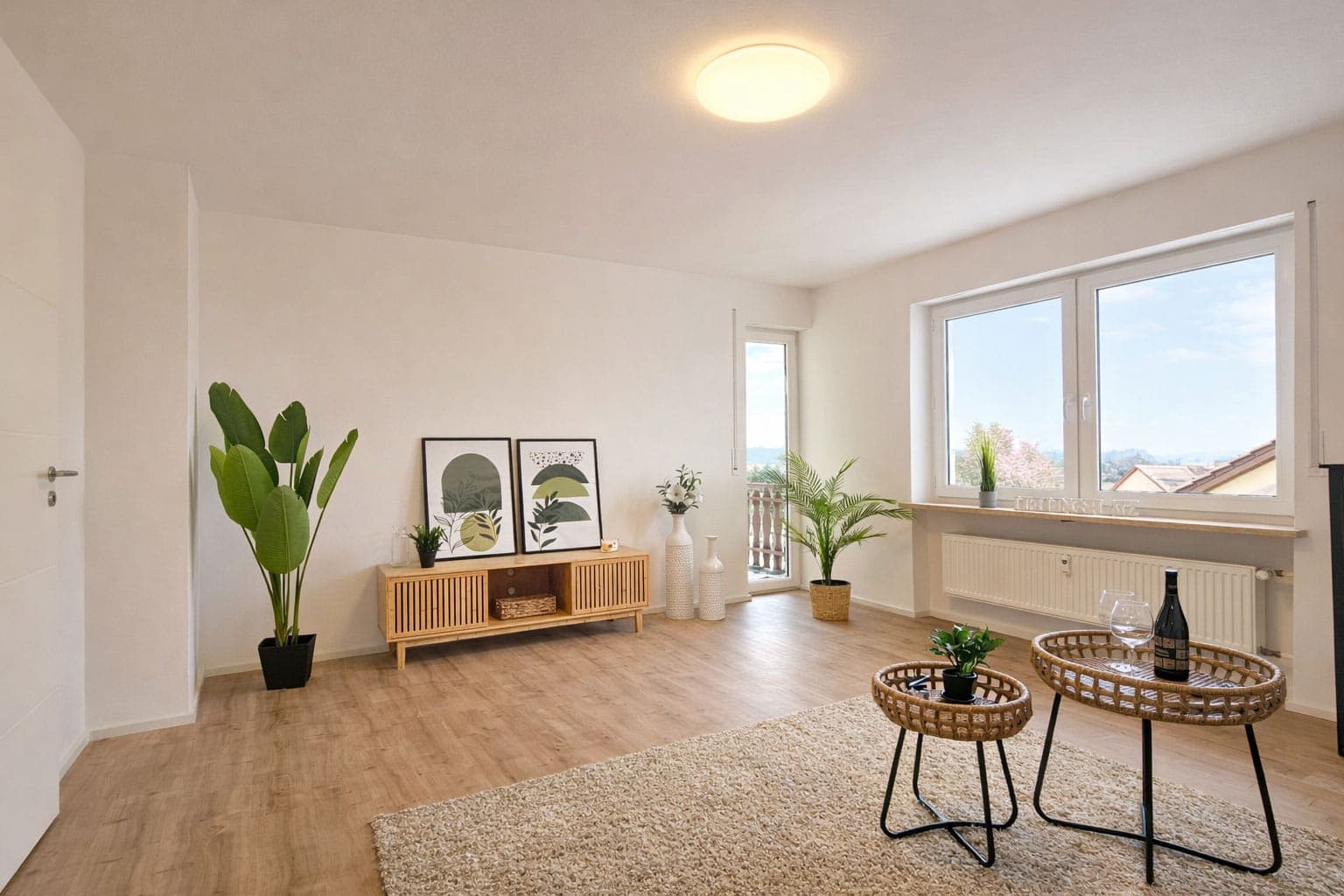 Wohnzimmer – Homestaging 3-Zimmer-Wohnung, Amberg