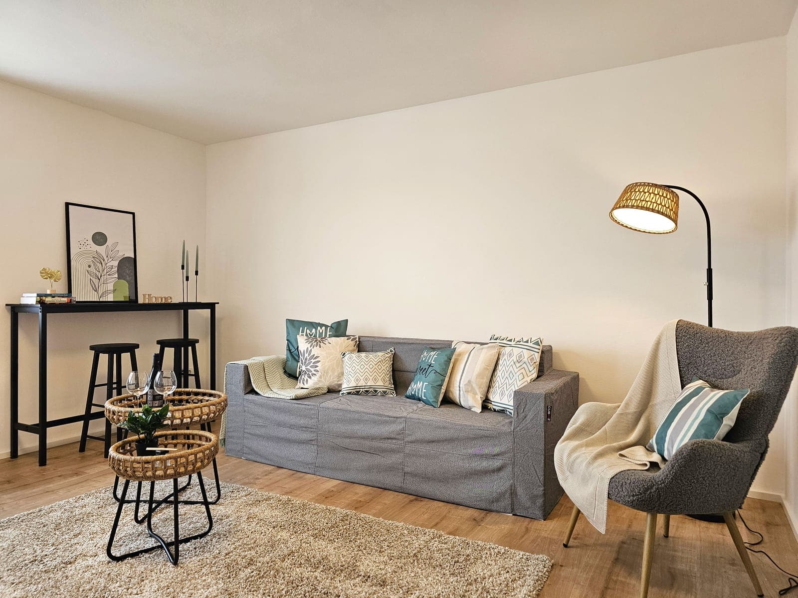 Wohnzimmer – Homestaging 3-Zimmer-Wohnung, Amberg