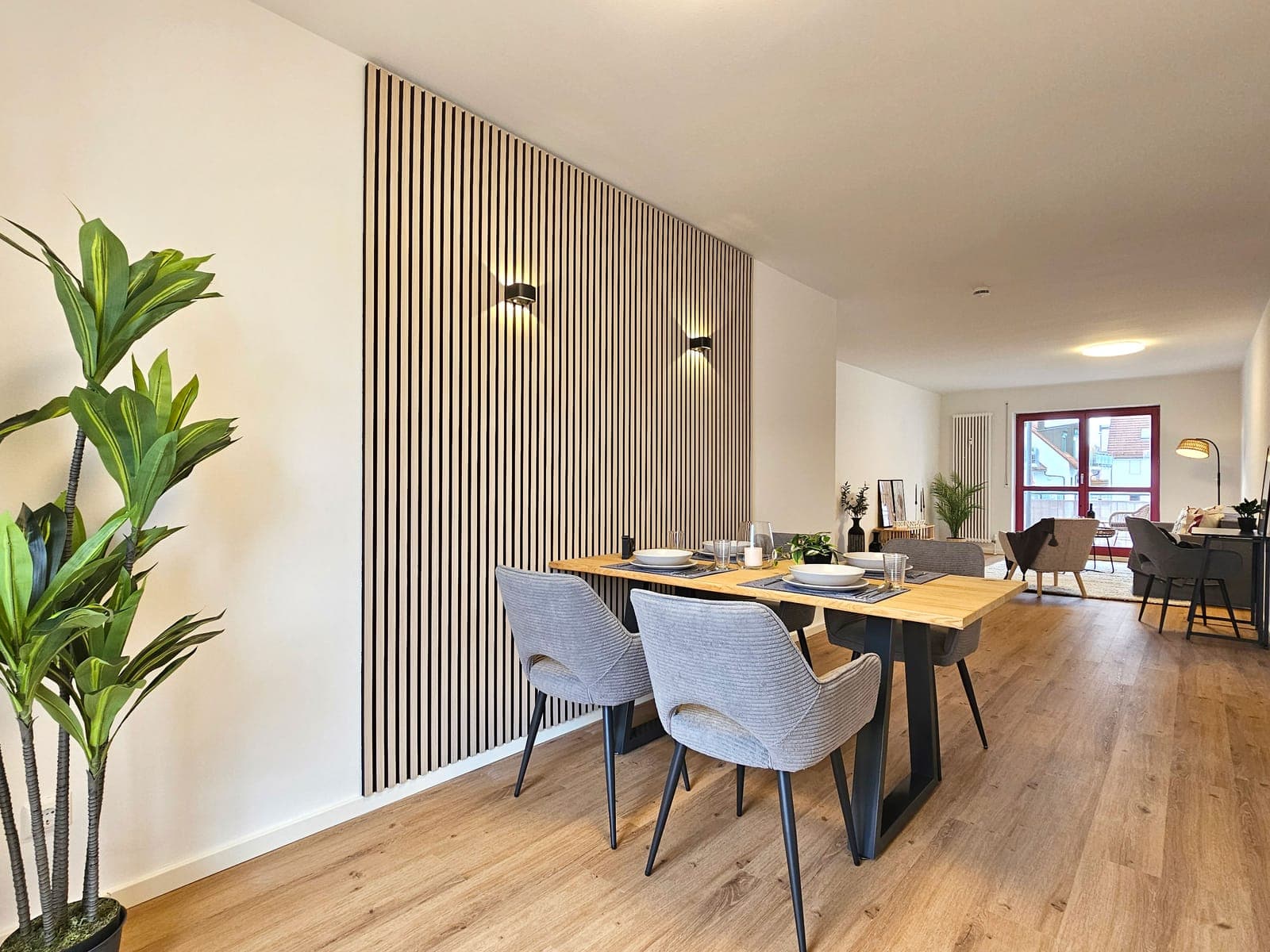 Essbereich & Wohnzimmer – Homestaging 3-Zimmer-Wohnung, Kümmersbruck