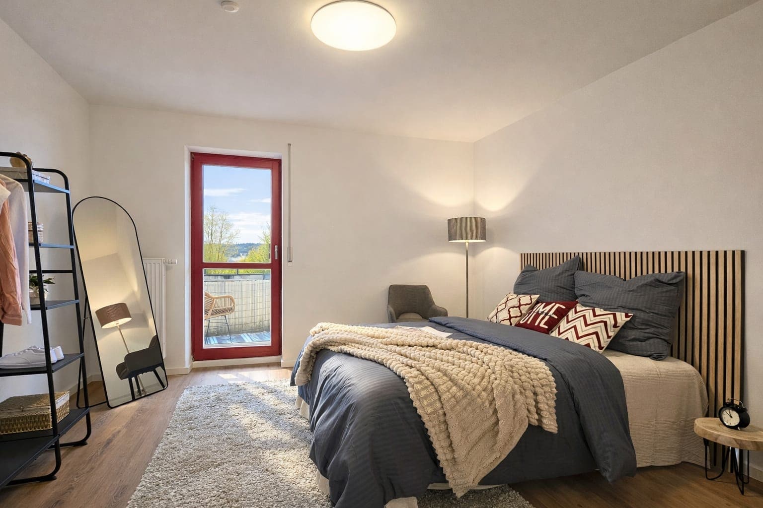 Schlafzimmer – Homestaging 3-Zimmer-Wohnung, Kümmersbruck