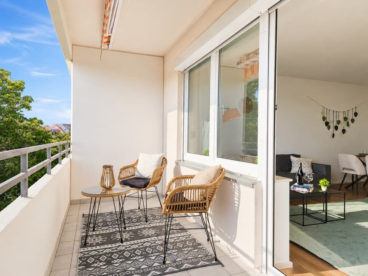 Balkon – Homestaging 4-Zimmer-Wohnung, Schweinfurt