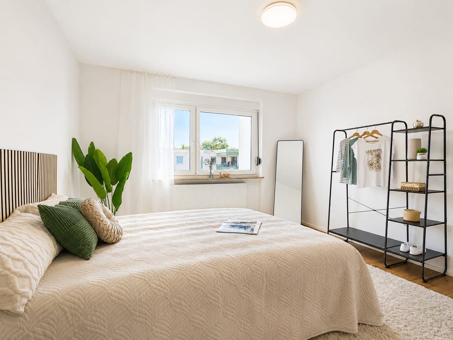 Schlafzimmer – Homestaging 4-Zimmer-Wohnung, Schweinfurt