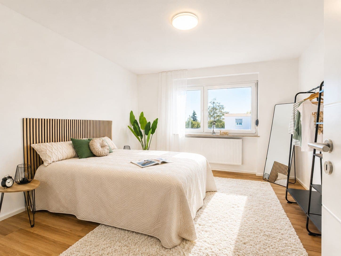 Schlafzimmer – Homestaging 4-Zimmer-Wohnung, Schweinfurt